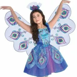 Girls Pretty Peacock Costume 9 Girls Pretty Peacock Costume -Amscan Shop P789227 03