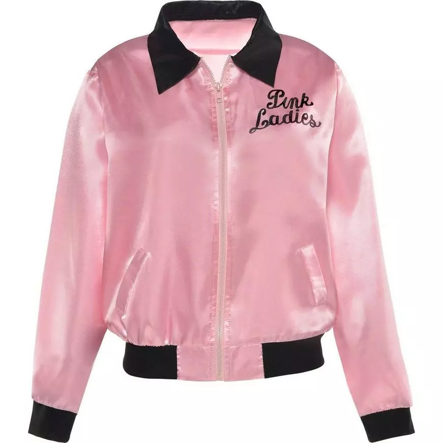 AMSCAN Girls Pink Ladies Jacket - Grease 5 AMSCAN Girls Pink Ladies Jacket - Grease - Image 3