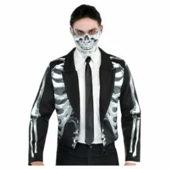 AMSCAN Mens Black & Bone Jacket