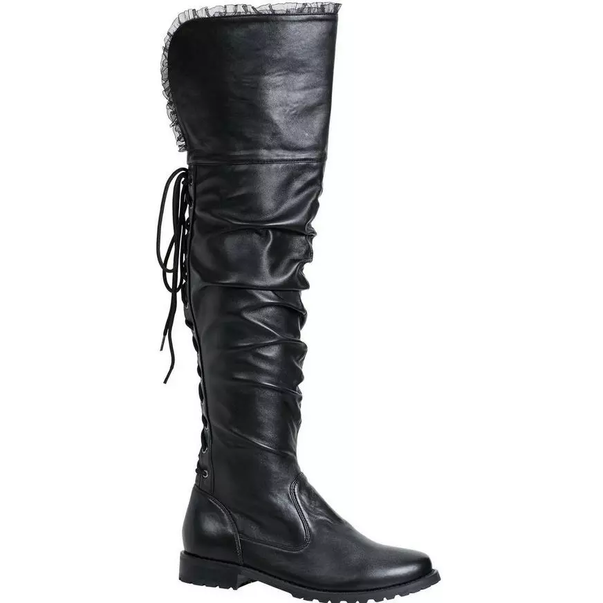 Womens Tyra Black Pirate Boots 3 Womens Tyra Black Pirate Boots