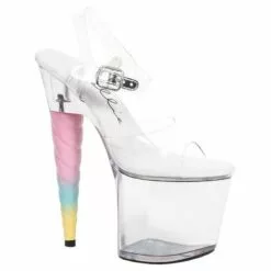 Womens Unicorn Heel Platform Sandals