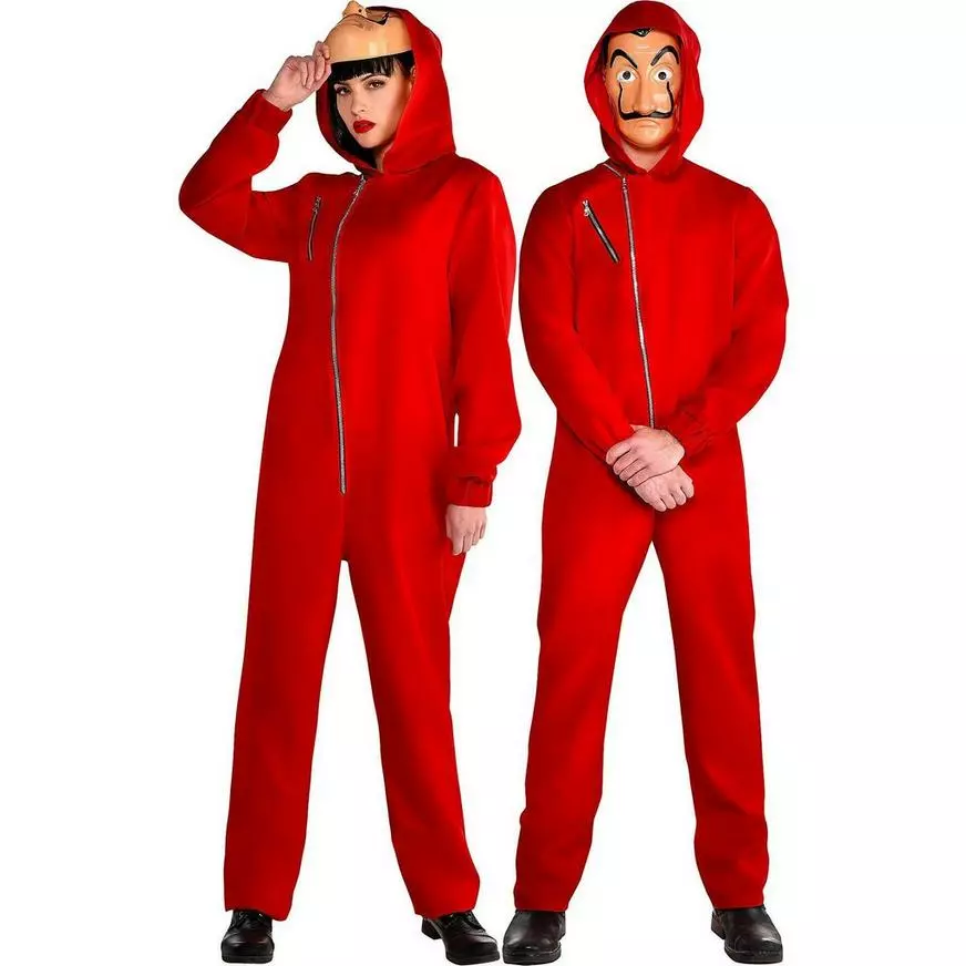AMSCAN Adult Money Heist Costume 3 AMSCAN Adult Money Heist Costume