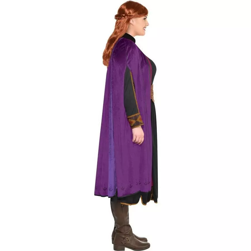 AMSCAN Adult Act 2 Anna Costume Plus Size - Frozen 2 4 AMSCAN Adult Act 2 Anna Costume Plus Size - Frozen 2 - Image 2