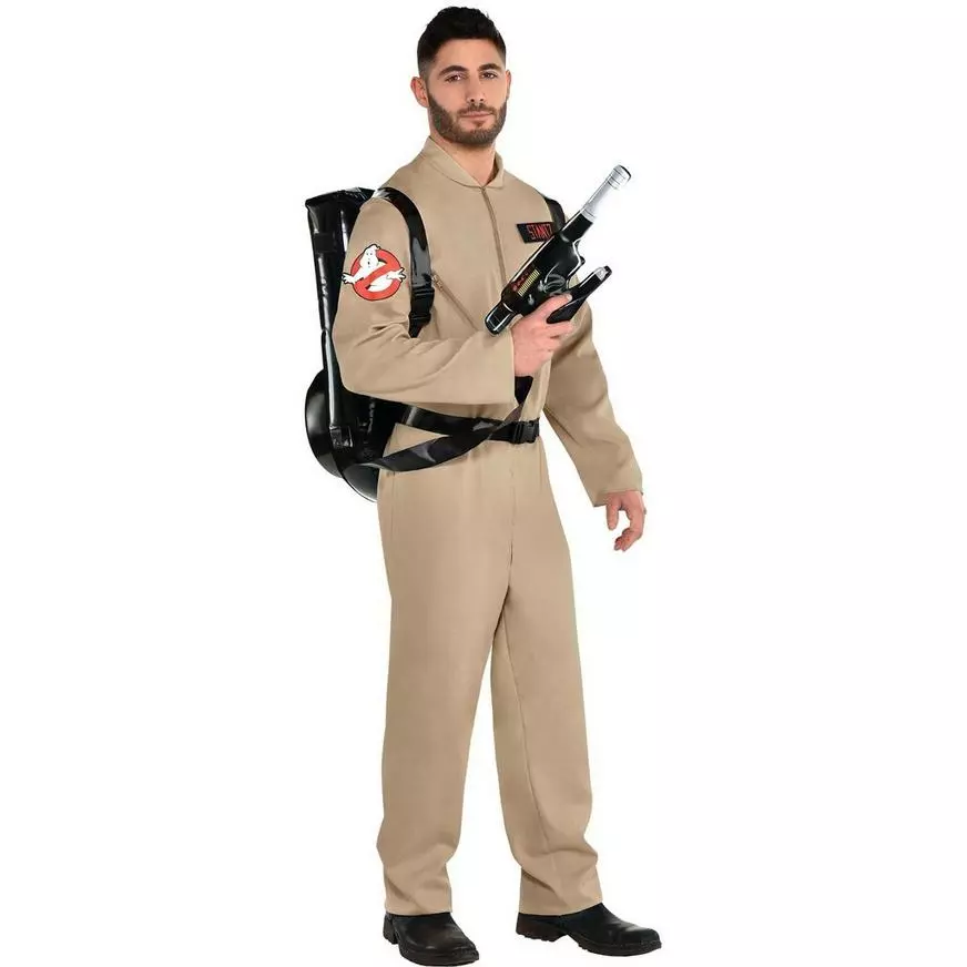 AMSCAN Adult Ghostbusters Deluxe Costume With Proton Pack 3 AMSCAN Adult Ghostbusters Deluxe Costume With Proton Pack