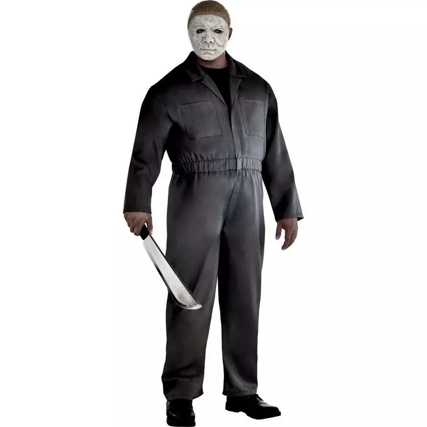 AMSCAN Adult Gray Michael Myers Costume Plus Size - Halloween 3 AMSCAN Adult Gray Michael Myers Costume Plus Size - Halloween