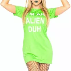 Adult Sassy Alien Costume 7 Adult Sassy Alien Costume -Amscan Shop P856473 02