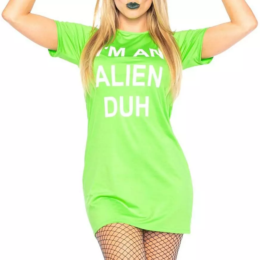 Adult Sassy Alien Costume 5 Adult Sassy Alien Costume - Image 3