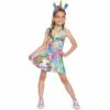 Child Rainbow Brightstar Costume - Poopsie Slime Surprise Unicorn 2 Child Rainbow Brightstar Costume - Poopsie Slime Surprise Unicorn -Amscan Shop P856484
