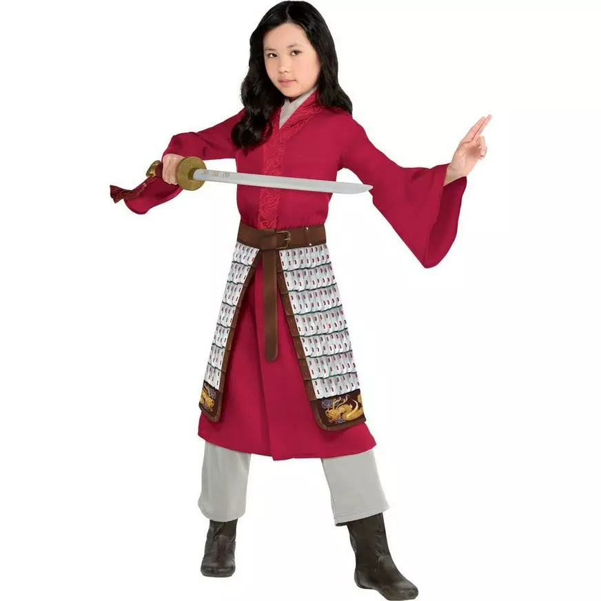 Kids' Mulan Deluxe Costume - Mulan Live-Action 3 Kids' Mulan Deluxe Costume - Mulan Live-Action