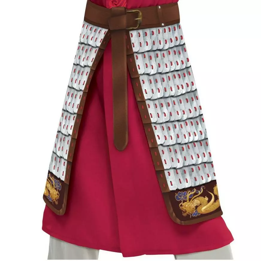 Kids' Mulan Deluxe Costume - Mulan Live-Action 4 Kids' Mulan Deluxe Costume - Mulan Live-Action - Image 2