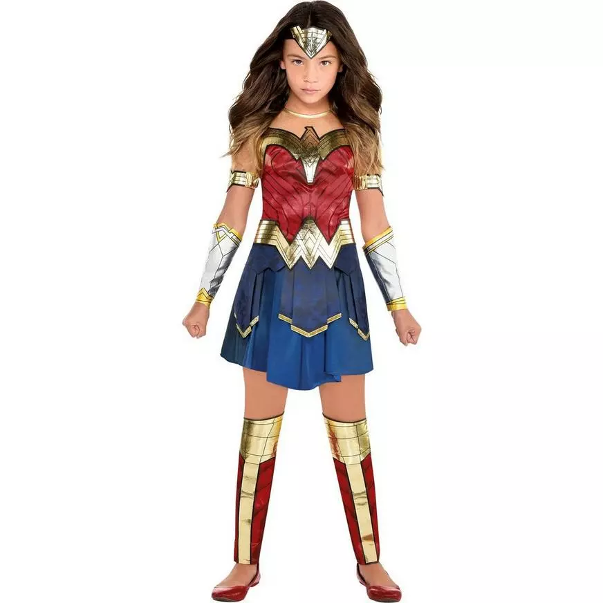 Kids' Wonder Woman Deluxe Costume - WW 1984 3 Kids' Wonder Woman Deluxe Costume - WW 1984