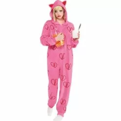 AMSCAN Adult Heart Break Onesie Harley Quinn Costume - Birds Of Prey