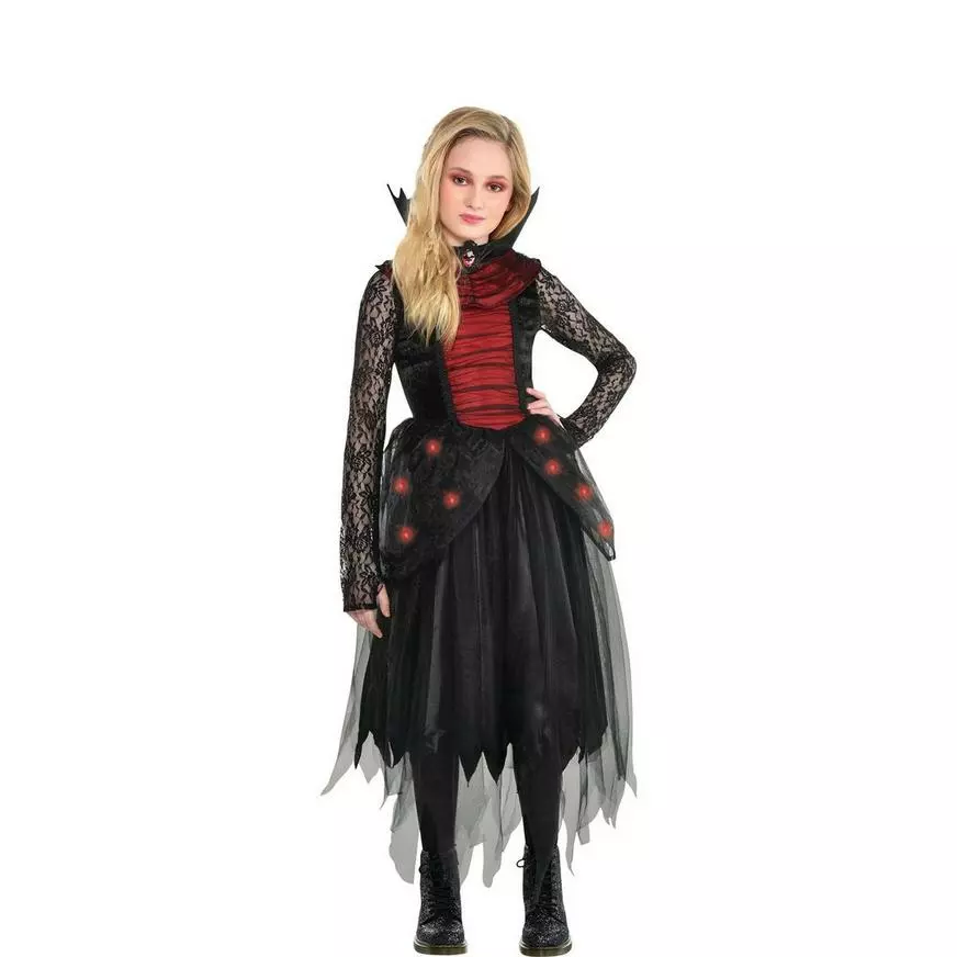 Child Light-Up Twinkling Countess Costume 3 Child Light-Up Twinkling Countess Costume