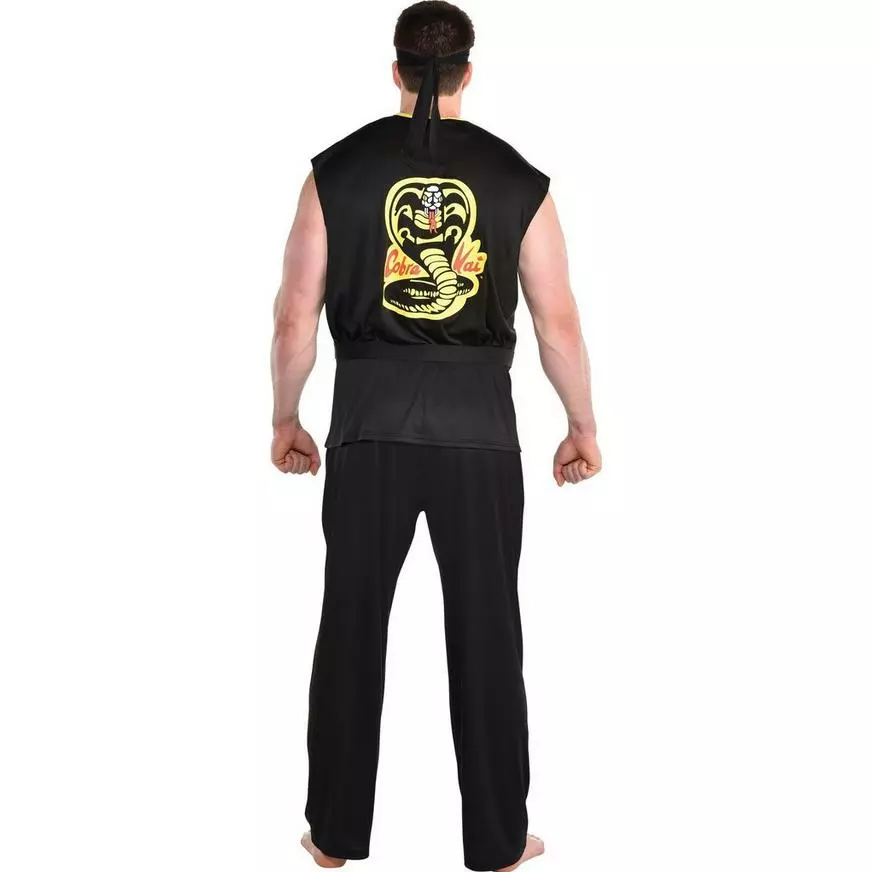Adult Cobra Kai Costume Plus Size 4 Adult Cobra Kai Costume Plus Size - Image 2
