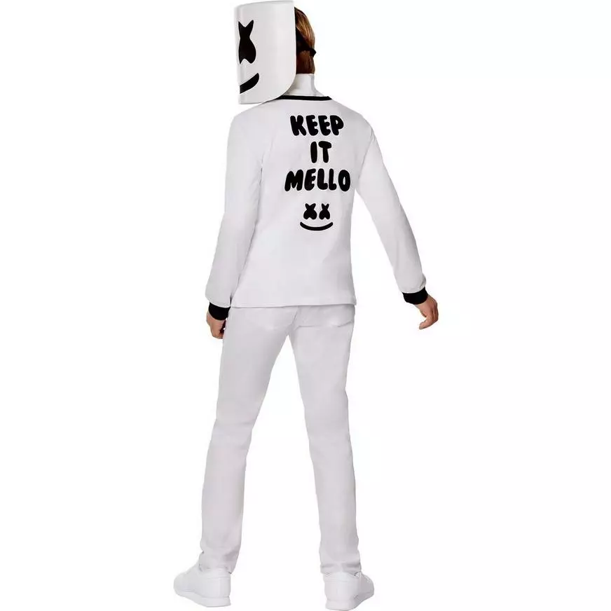 Child Marshmello Costume 4 Child Marshmello Costume - Image 2