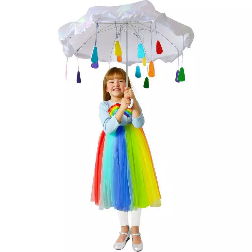 Child Rainbow Rain Cloud Costume Premium 3 Child Rainbow Rain Cloud Costume Premium