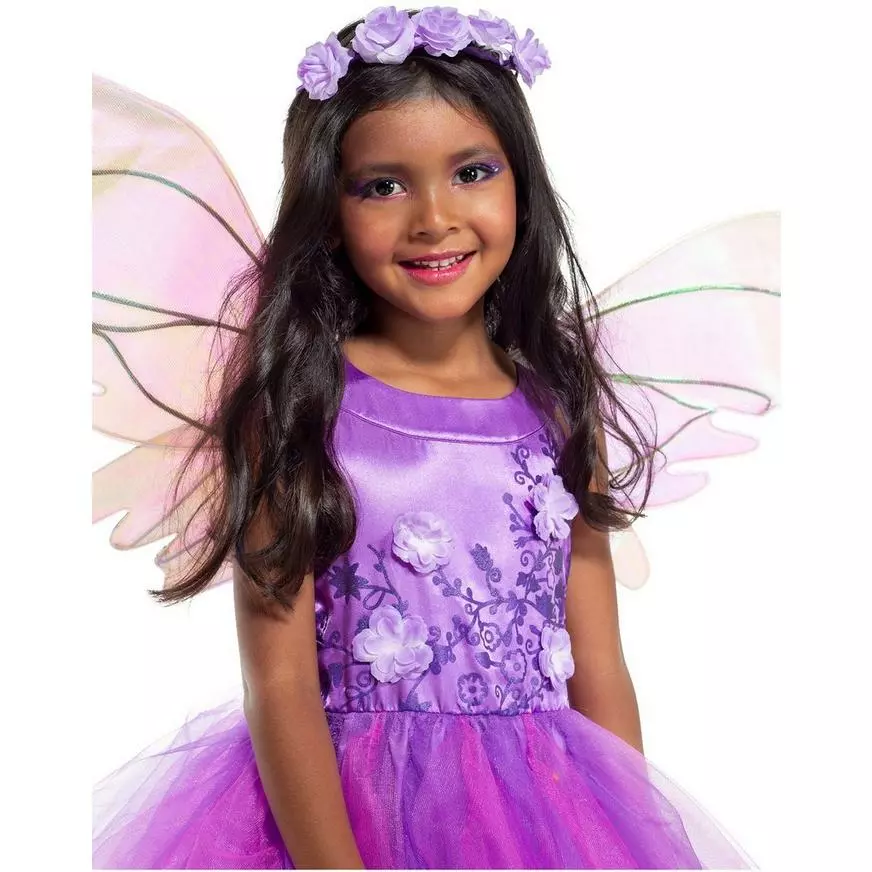 Kids' Light-Up Flower Fairy Deluxe Costume 5 Kids' Light-Up Flower Fairy Deluxe Costume - Image 3