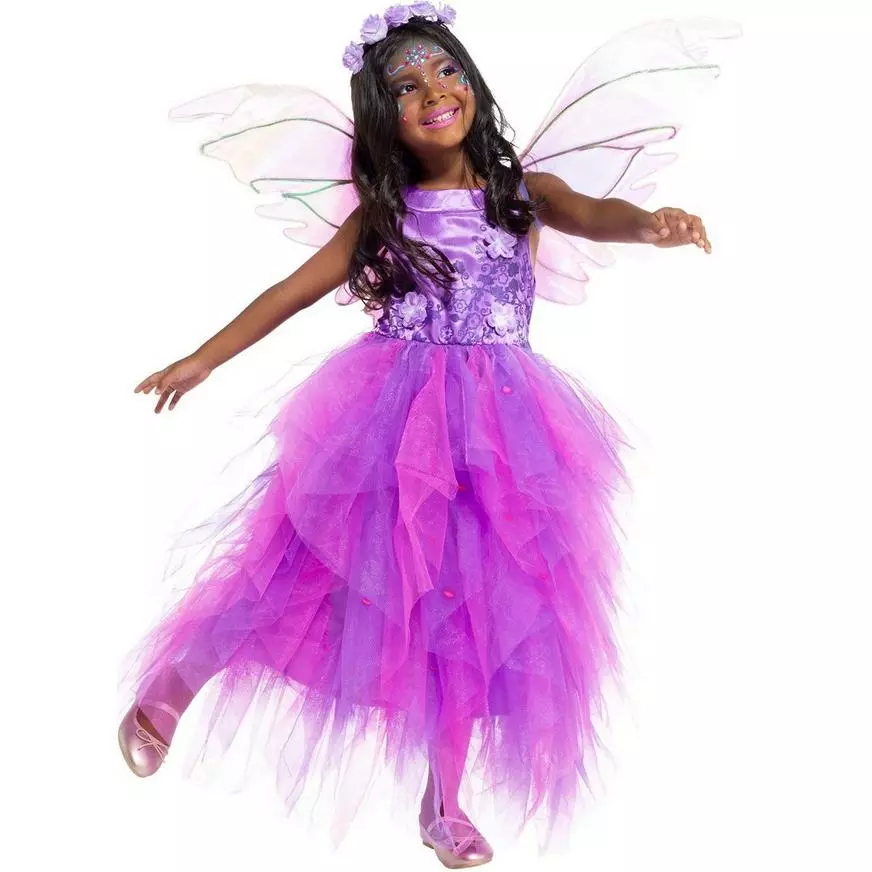 Kids' Light-Up Flower Fairy Deluxe Costume 6 Kids' Light-Up Flower Fairy Deluxe Costume - Image 4