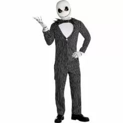 AMSCAN Adult Jack Skellington Deluxe Costume - Disney The Nightmare Before Christmas