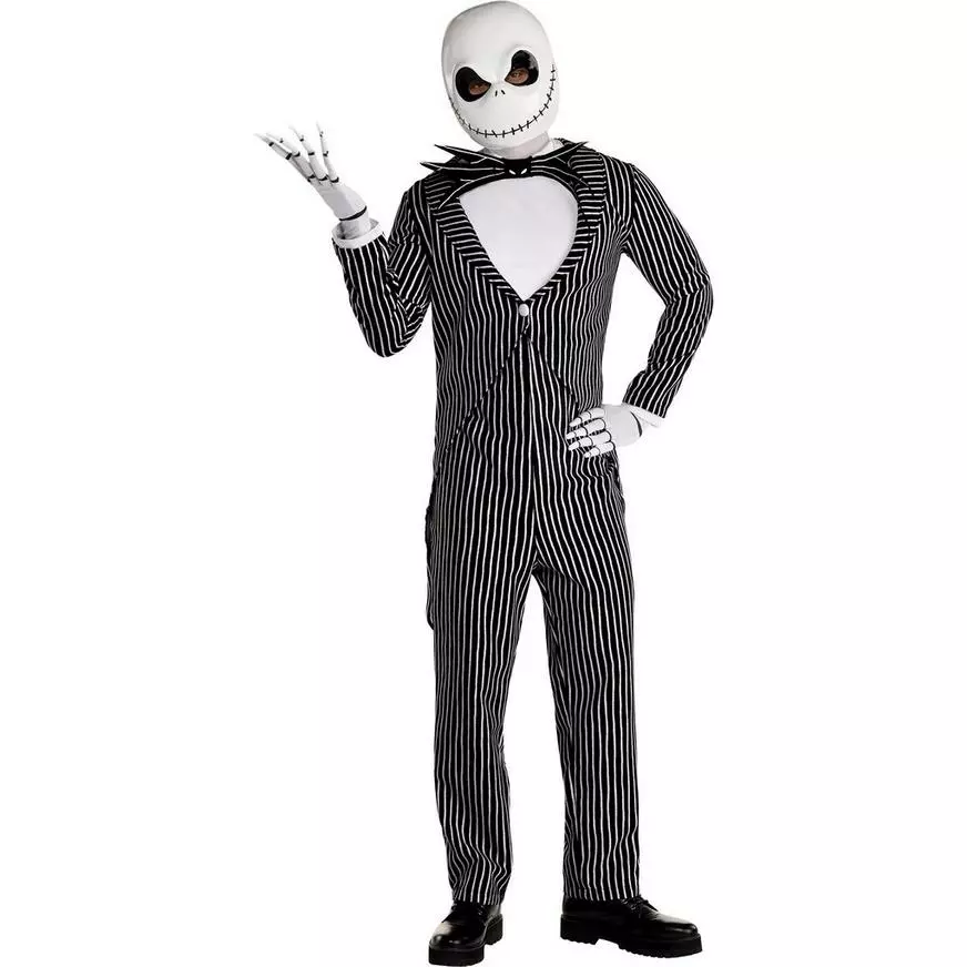 AMSCAN Adult Jack Skellington Deluxe Costume - Disney The Nightmare Before Christmas 3 AMSCAN Adult Jack Skellington Deluxe Costume - Disney The Nightmare Before Christmas