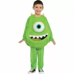 AMSCAN Kids' Mike Wazowski Costume - Pixar Monsters, Inc.