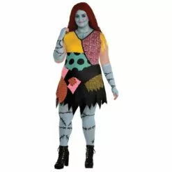 AMSCAN Adult Sally Plus Size Deluxe Costume - Disney The Nightmare Before Christmas