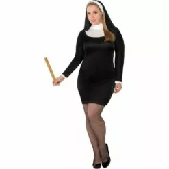 Adult Blessed Babe Nun Costume - Plus Size