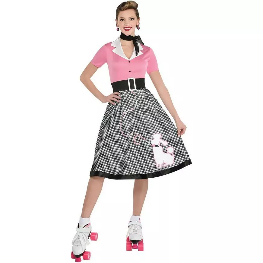 Adult Carhop Cutie Costume 3 Adult Carhop Cutie Costume