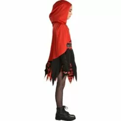 AMSCAN Kids' Rebel Red Riding Hood Costume 7 AMSCAN Kids' Rebel Red Riding Hood Costume -Amscan Shop P919313 02