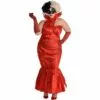 AMSCAN Adult Cruella Red Ball Dress Plus Size Costume - Disney Cruella 2 AMSCAN Adult Cruella Red Ball Dress Plus Size Costume - Disney Cruella -Amscan Shop P919335