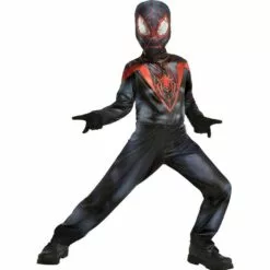 AMSCAN Kids' Miles Morales Spider-Man Costume - Into The Spider-Verse