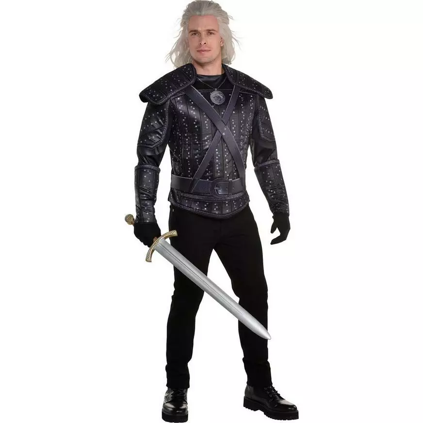 AMSCAN Adult Geralt Of Rivia Costume - Netflix Witcher 3 AMSCAN Adult Geralt Of Rivia Costume - Netflix Witcher