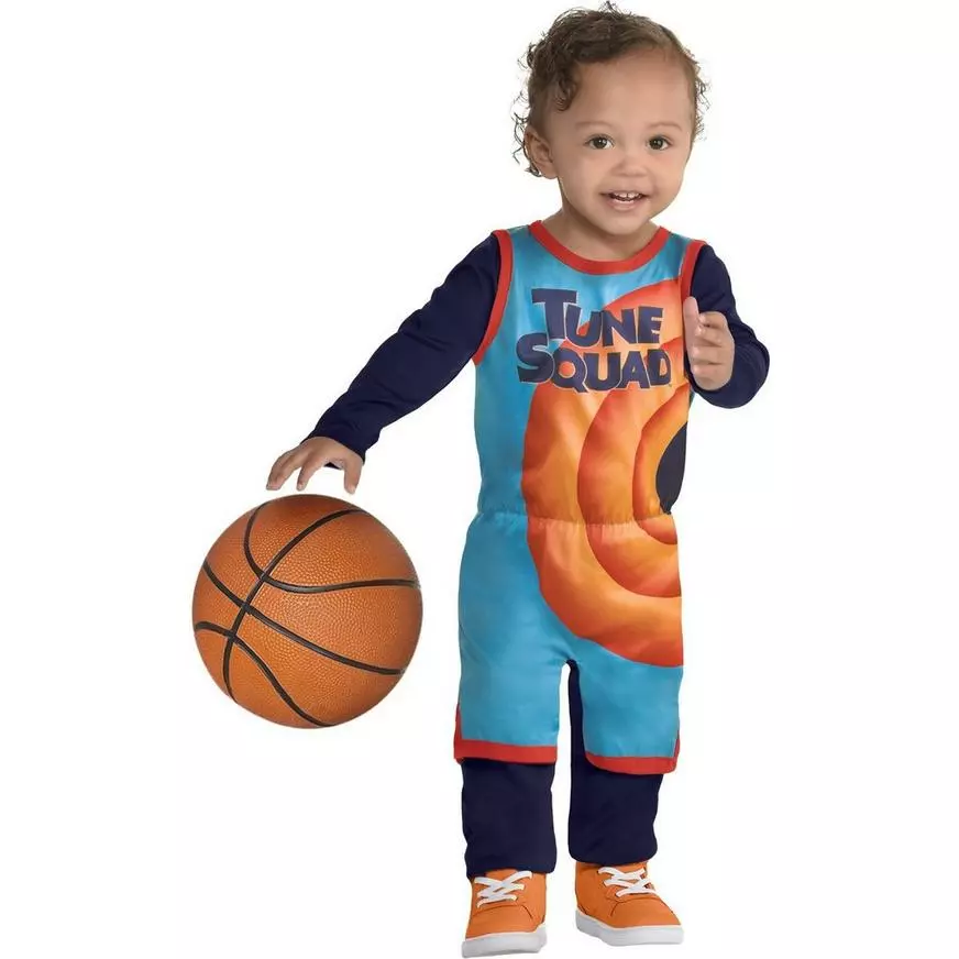 AMSCAN Baby Tune Squad Jersey Costume - Space Jam 2 3 AMSCAN Baby Tune Squad Jersey Costume - Space Jam 2