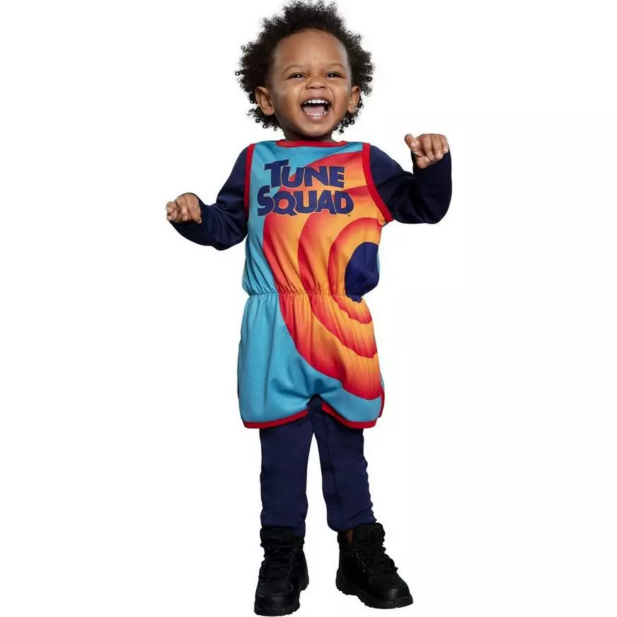 AMSCAN Baby Tune Squad Jersey Costume - Space Jam 2 4 AMSCAN Baby Tune Squad Jersey Costume - Space Jam 2 - Image 2