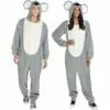 AMSCAN Adult Koala One Piece Zipster Costume
