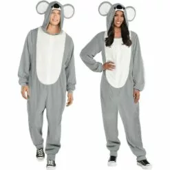 AMSCAN Adult Koala One Piece Zipster Costume