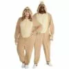 AMSCAN Adult Sloth One Piece Zipster Costume - Plus Size -Amscan Shop P919402