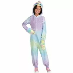 AMSCAN Kids' Pastel Sloth One Piece Zipster Costume