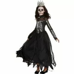 AMSCAN Kids' Undead Princess Costume