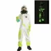 AMSCAN Kids' Radioactive Hazmat Suit Glow-in-the-Dark Costume 1 AMSCAN Kids' Radioactive Hazmat Suit Glow-in-the-Dark Costume -Amscan Shop P919491