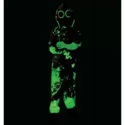 AMSCAN Kids' Radioactive Hazmat Suit Glow-in-the-Dark Costume -Amscan Shop P919491 05
