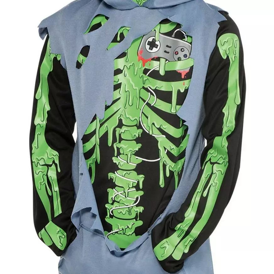 AMSCAN Kids' Zombie Gamer Glow-in-the-Dark Costume 5 AMSCAN Kids' Zombie Gamer Glow-in-the-Dark Costume - Image 3