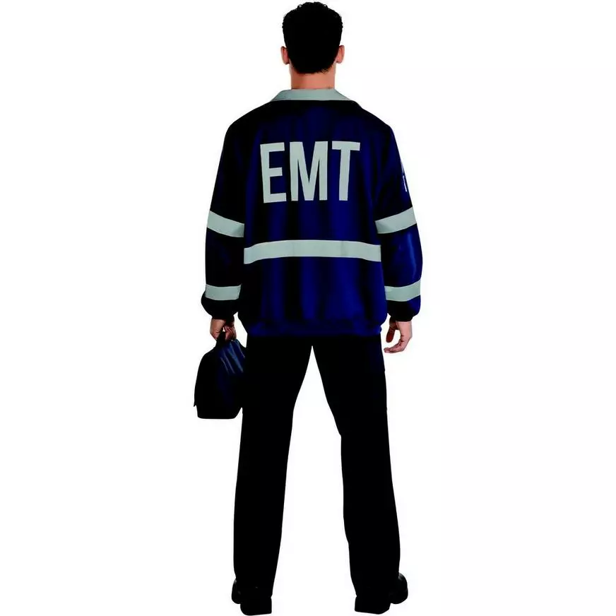 AMSCAN Reflective EMT Jacket For Adults 5 AMSCAN Reflective EMT Jacket For Adults - Image 3