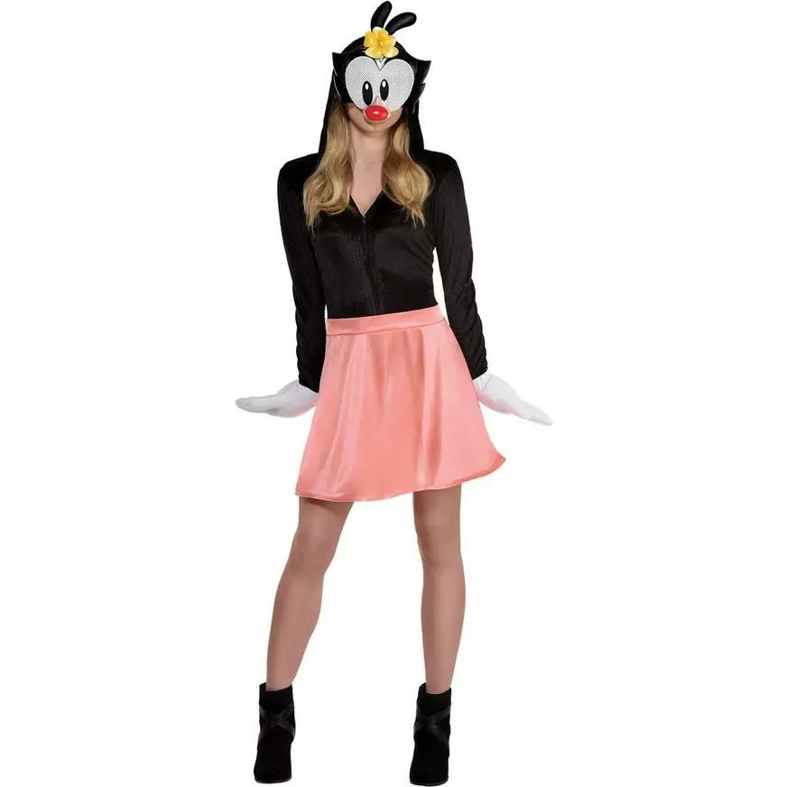AMSCAN Adult Dot Warner Costume - Animaniacs 3 AMSCAN Adult Dot Warner Costume - Animaniacs