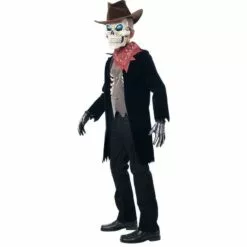 Light-Up Extreme Undead Zombie Cowboy Costume For Kids 7 Light-Up Extreme Undead Zombie Cowboy Costume For Kids -Amscan Shop P923806 02