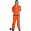 Women's Orange Prisoner Costume 1 Women's Orange Prisoner Costume -Amscan Shop P926395