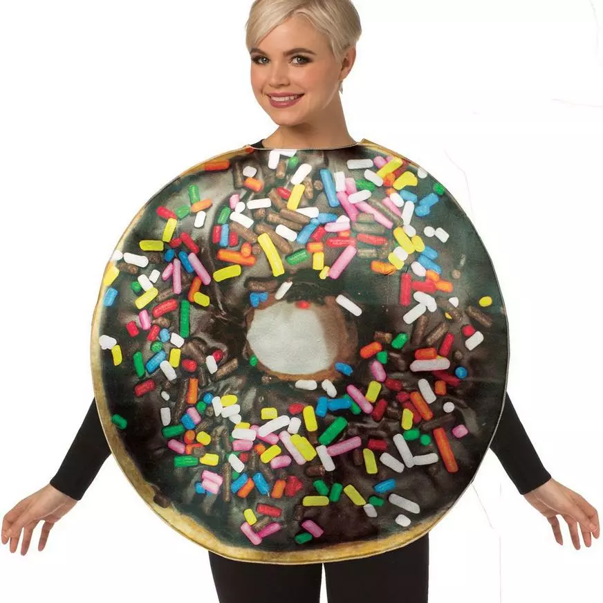 Sprinkle Donut & Cold Brew Coffee Couples Costumes For Adults 4 Sprinkle Donut & Cold Brew Coffee Couples Costumes For Adults - Image 2