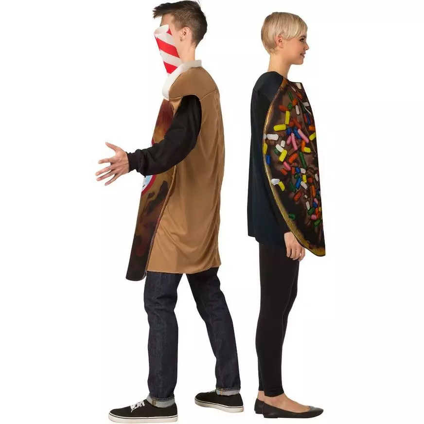 Sprinkle Donut & Cold Brew Coffee Couples Costumes For Adults 7 Sprinkle Donut & Cold Brew Coffee Couples Costumes For Adults - Image 5