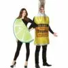 Tequila Bottle & Lime Slice Couples Costumes For Adults 2 Tequila Bottle & Lime Slice Couples Costumes For Adults -Amscan Shop P926406