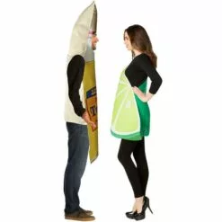 Tequila Bottle & Lime Slice Couples Costumes For Adults 10 Tequila Bottle & Lime Slice Couples Costumes For Adults -Amscan Shop P926406 03